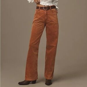 Pilcro Corduroy Relaxed Wide-Leg Pants nwt 27